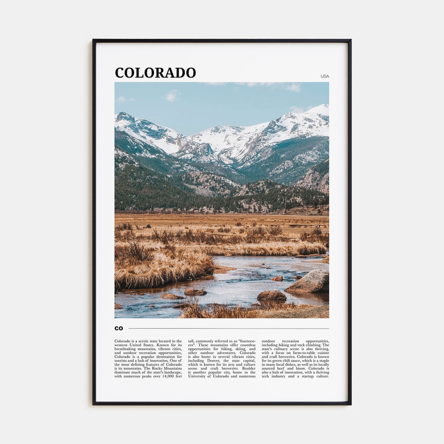 Colorado Travel Color No 1 Poster