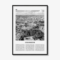 Colosseum Print Black and White, Colosseum Wall Art, Colosseum Poster, Colosseum Photo, Colosseum Wall Décor, Colosseum Map, Rome, Italy