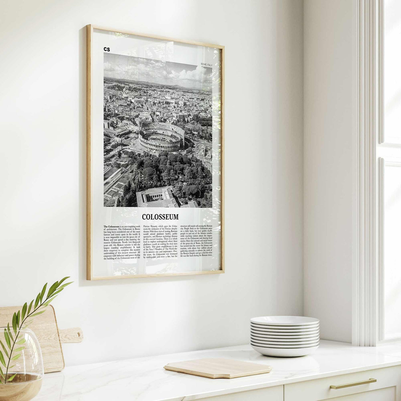 Colosseum Print Black and White, Colosseum Wall Art, Colosseum Poster, Colosseum Photo, Colosseum Wall Décor, Colosseum Map, Rome, Italy