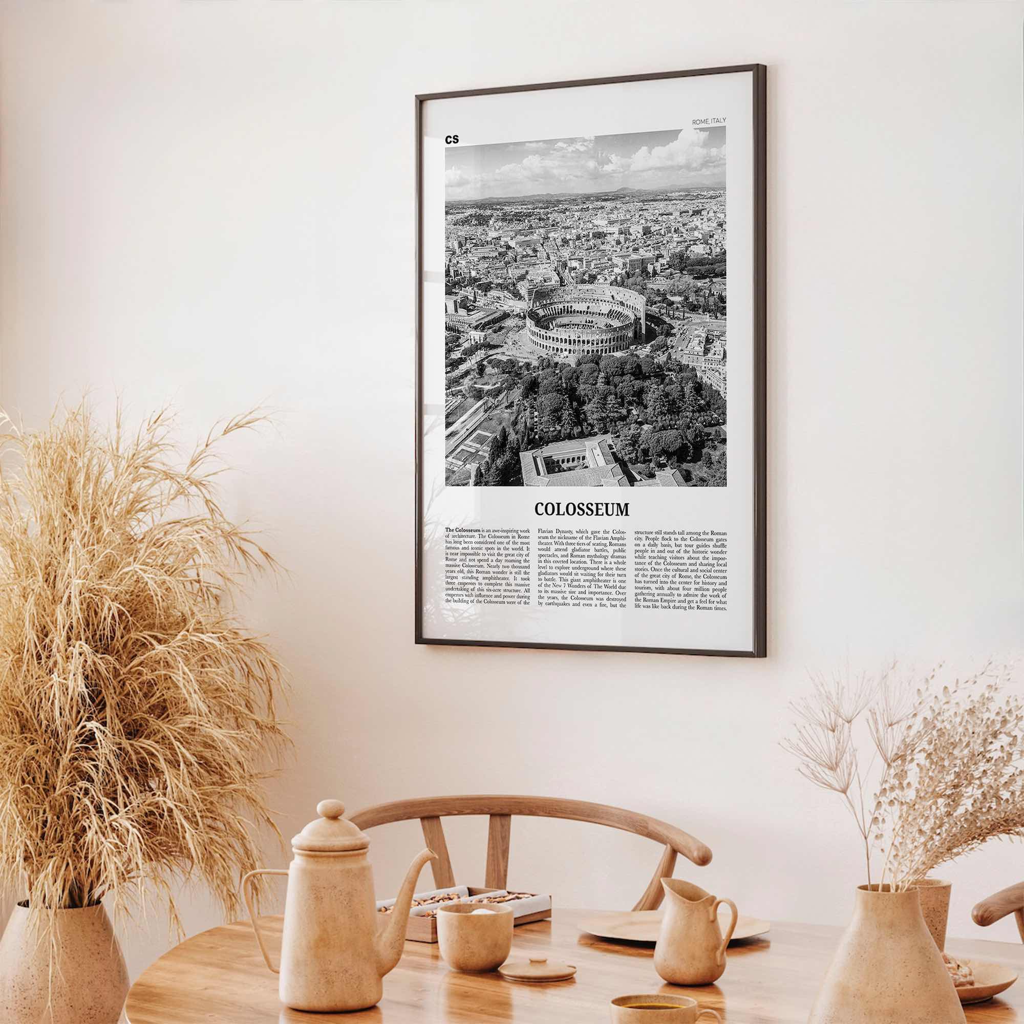 Colosseum Print Black and White, Colosseum Wall Art, Colosseum Poster, Colosseum Photo, Colosseum Wall Décor, Colosseum Map, Rome, Italy