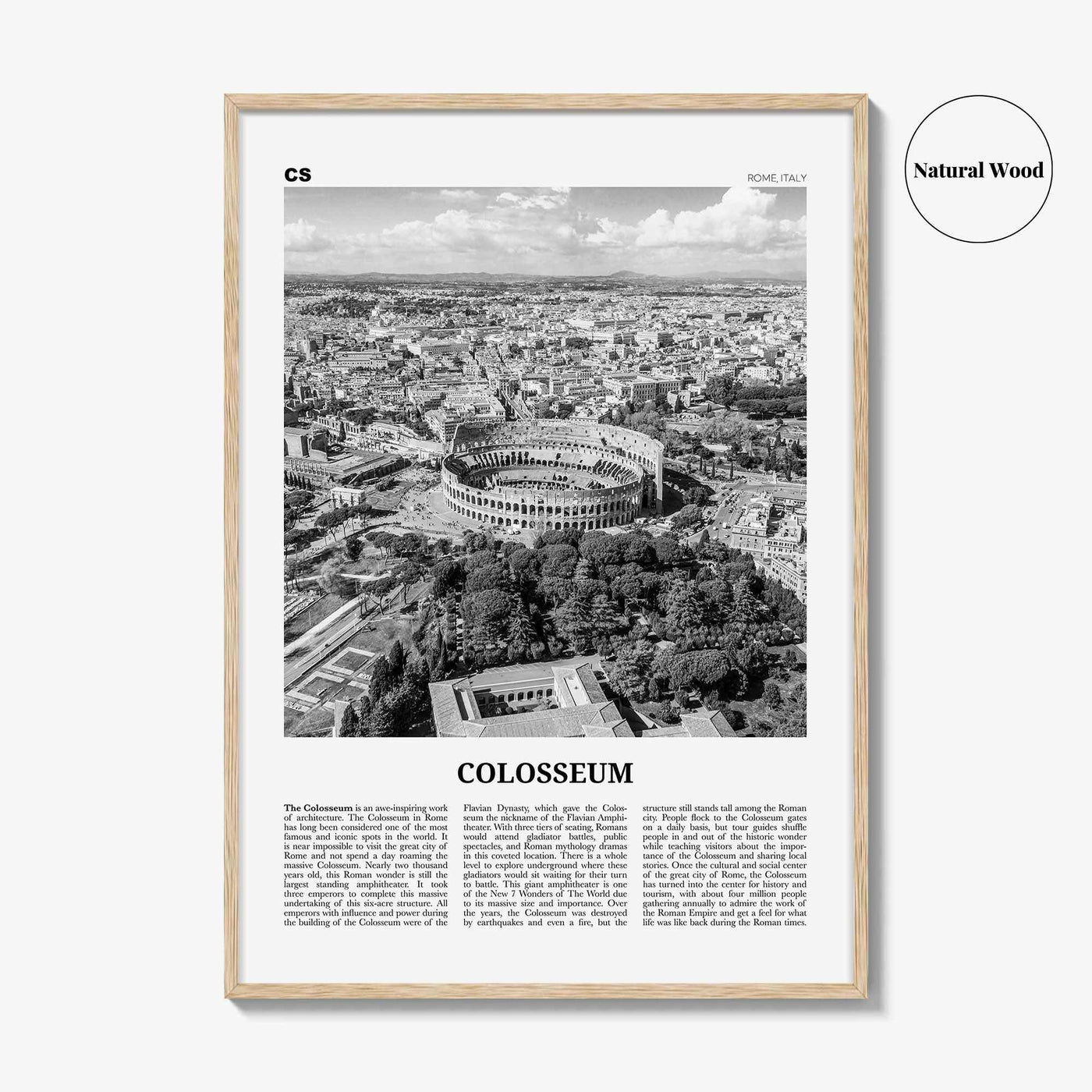 Colosseum Print Black and White, Colosseum Wall Art, Colosseum Poster, Colosseum Photo, Colosseum Wall Décor, Colosseum Map, Rome, Italy