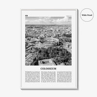 Colosseum Print Black and White, Colosseum Wall Art, Colosseum Poster, Colosseum Photo, Colosseum Wall Décor, Colosseum Map, Rome, Italy