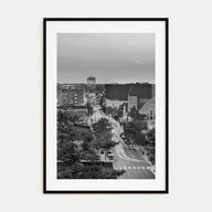 Columbia, Missouri Photo B&W Poster