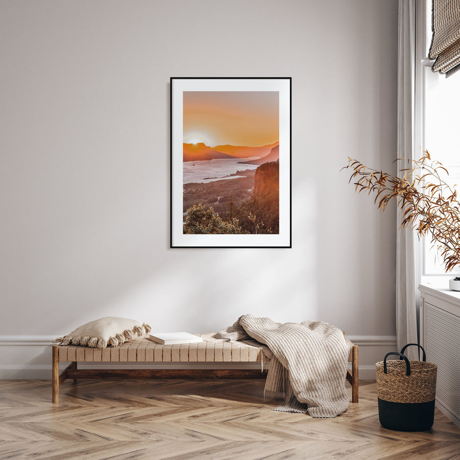 Columbia River Gorge Photo Color No 1 Poster