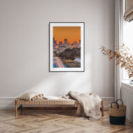 Columbia, South Carolina Photo Color Poster