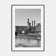 Columbus, Georgia Photo B&W Poster