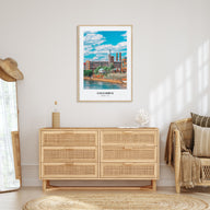 Columbus, Georgia Portrait Color Poster