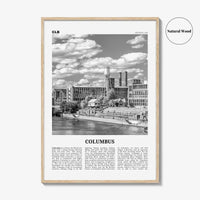 Columbus Print Black and White Georgia, Columbus Wall Art, Columbus Poster, Columbus Photo, Columbus Wall Décor, USA, United States