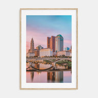 Columbus, Ohio Photo Color No 1 Poster