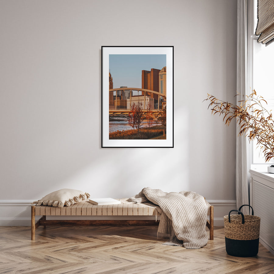 Columbus, Ohio Photo Color No 2 Poster
