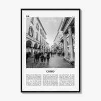 Como Print Black and White No 2, Como Wall Art, Como Poster, Como Photo, Como Wall Decor, Lake Como Print, Italy, Lago di Como, Italia