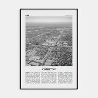 Compton Travel B&W Poster