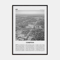 Compton Travel B&W Poster
