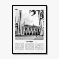 Conakry Print Black and White, Conakry Wall Art, Conakry Poster, Conakry Photo, Conakry Wall Décor, Guinea, Kɔnakiri, Africa