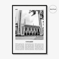 Conakry Print Black and White, Conakry Wall Art, Conakry Poster, Conakry Photo, Conakry Wall Décor, Guinea, Kɔnakiri, Africa