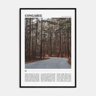 Congaree National Park Travel Color Poster