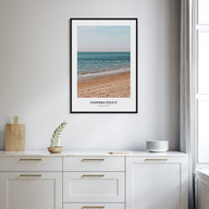 Connecticut Portrait Color No 2 Poster