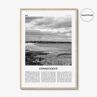 Connecticut Print Black and White No 1, Connecticut Wall Art, Connecticut Poster, Connecticut Photo, Connecticut Décor, Connecticut Map