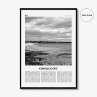 Connecticut Print Black and White No 1, Connecticut Wall Art, Connecticut Poster, Connecticut Photo, Connecticut Décor, Connecticut Map