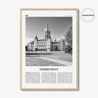 Connecticut Print Black and White No 2, Connecticut Wall Art, Connecticut Poster, Connecticut Photo, USA, United States, North America