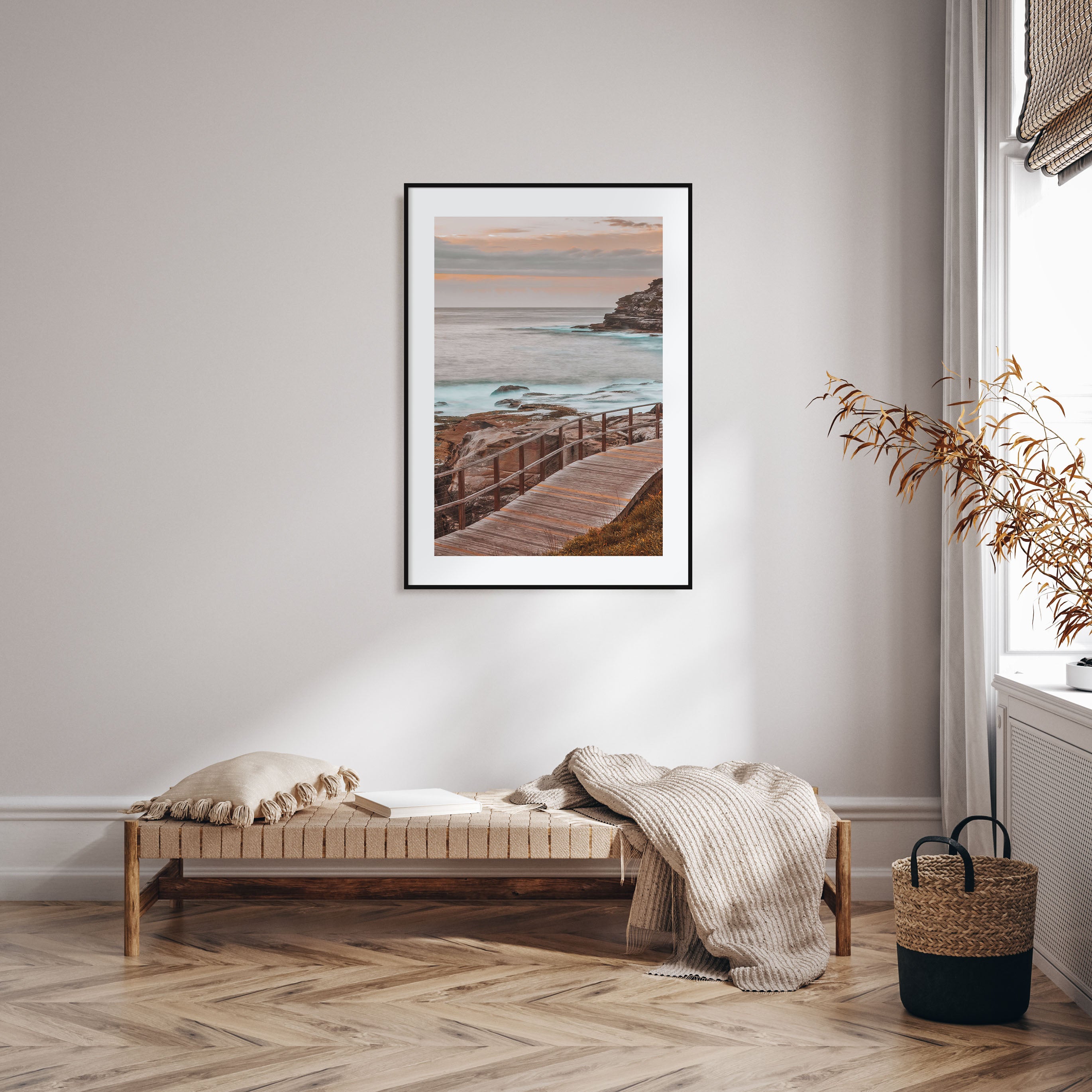 Coogee Beach Photo Color No 2 Poster