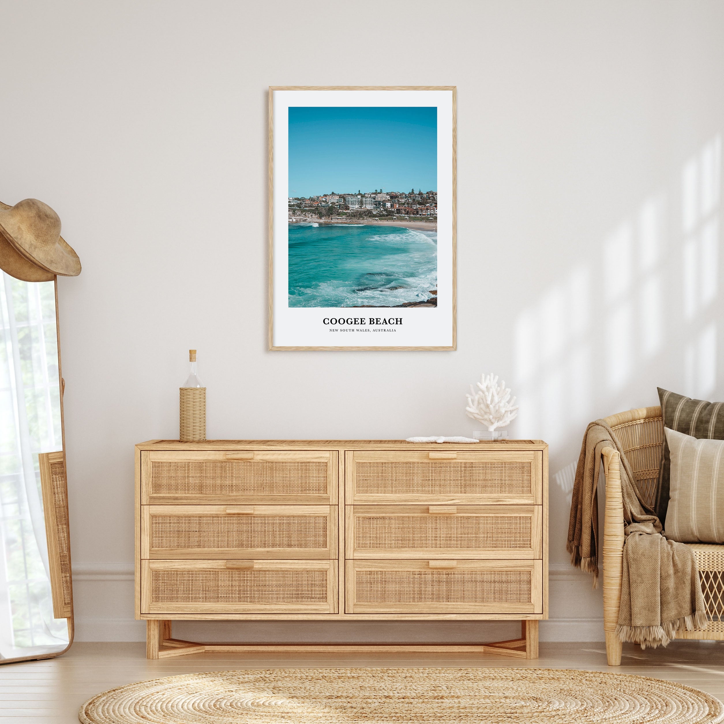 Coogee Beach Portrait Color No 2 Poster