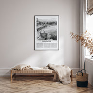 Coogee Beach Travel B&W No 1 Poster