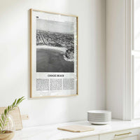 Coogee Beach Print Black and White No 2, Coogee Beach Wall Art, Coogee Beach Poster, Coogee Beach Photo, Coogee Beach Décor, Coogee Beach