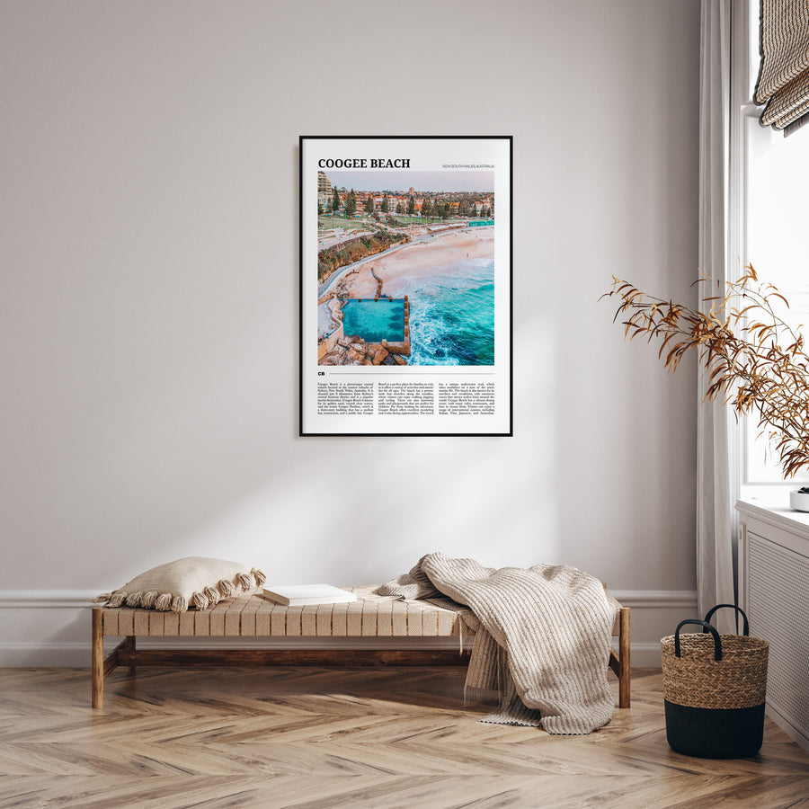 Coogee Beach Travel Color No 1 Poster