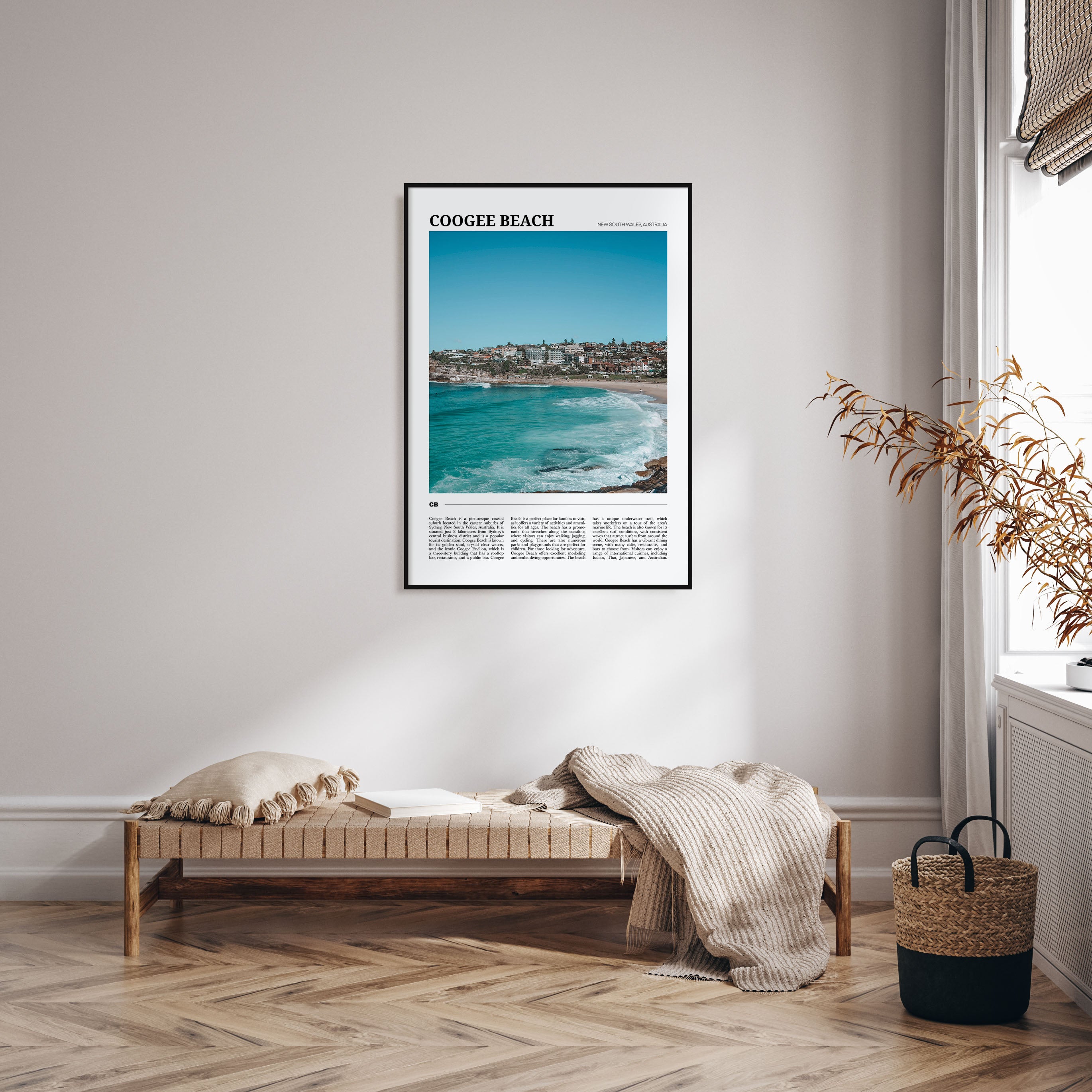Coogee Beach Travel Color No 2 Poster