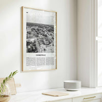 Cookeville Print Black and White, Cookeville Wall Art, Cookeville Poster, Cookeville Photo, Cookeville Wall Décor, Cookeville Map, Tennessee