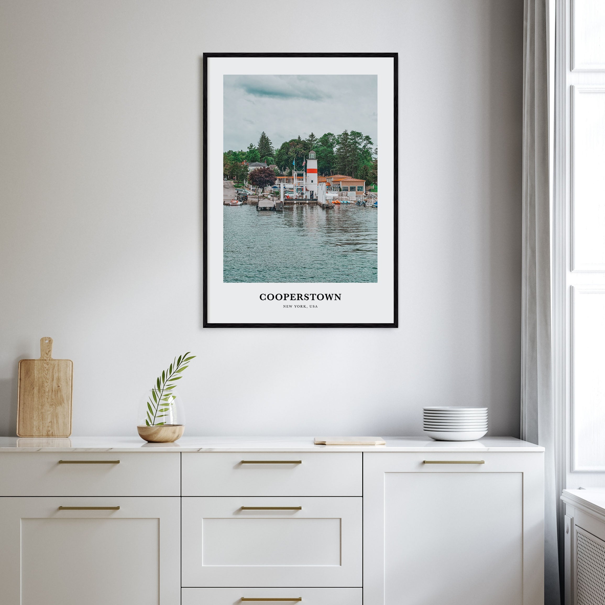 Cooperstown Portrait Color Poster
