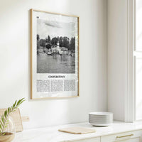 Cooperstown Print Black and White, Cooperstown Wall Art, Cooperstown Poster, Cooperstown Photo, Cooperstown Wall Décor, New York, USA