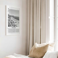 Copacabana Print Black and White, Copacabana Wall Art, Copacabana Poster, Copacabana Photo, Copacabana Map, Rio de Janeiro, Brazil