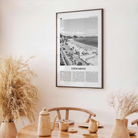 Copacabana Print Black and White, Copacabana Wall Art, Copacabana Poster, Copacabana Photo, Copacabana Map, Rio de Janeiro, Brazil