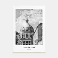 Copenhagen Portrait B&W No 2 Poster