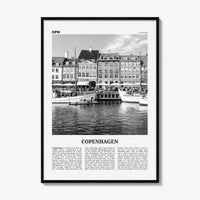 Copenhagen Print Black and White No 1, Copenhagen Wall Art, Copenhagen Poster, Copenhagen Photo, København, Danmark, Denmark, Europe