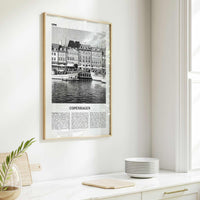 Copenhagen Print Black and White No 1, Copenhagen Wall Art, Copenhagen Poster, Copenhagen Photo, København, Danmark, Denmark, Europe