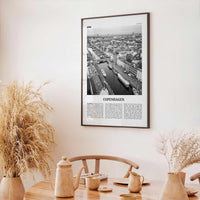Copenhagen Print Black and White No 2, Copenhagen Wall Art, Copenhagen Poster, Copenhagen Photo, København, Danmark, Denmark, Europe