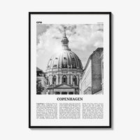Copenhagen Print Black and White No 3, Copenhagen Wall Art, Copenhagen Poster, Copenhagen Photo, København, Danmark, Denmark, Europe