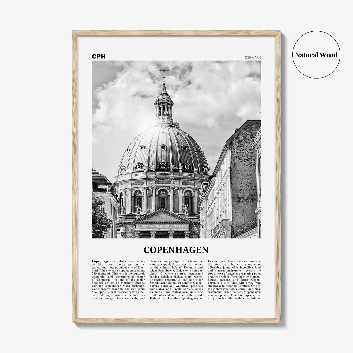 Copenhagen Print Black and White No 3, Copenhagen Wall Art, Copenhagen Poster, Copenhagen Photo, København, Danmark, Denmark, Europe