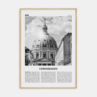Copenhagen Travel B&W No 3 Poster