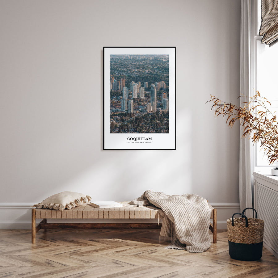 Coquitlam Portrait Color No 1 Poster