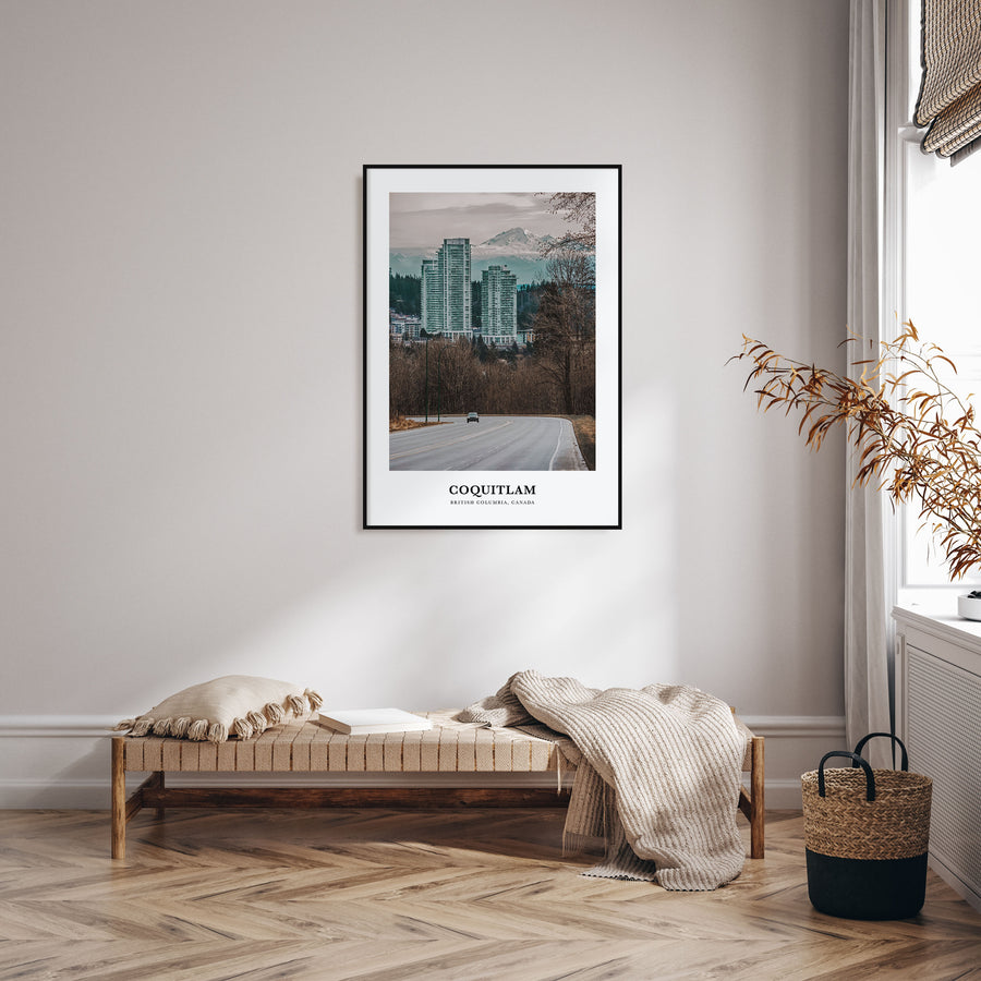 Coquitlam Portrait Color No 2 Poster