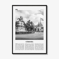 Cordoba Print Black and White Argentina, Córdoba Wall Art, Córdoba Poster, Córdoba Photo, Córdoba Wall Décor, Ciudad de Córdoba