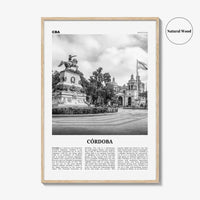 Cordoba Print Black and White Argentina, Córdoba Wall Art, Córdoba Poster, Córdoba Photo, Córdoba Wall Décor, Ciudad de Córdoba