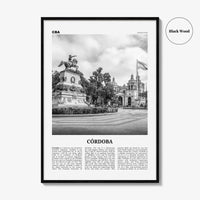 Cordoba Print Black and White Argentina, Córdoba Wall Art, Córdoba Poster, Córdoba Photo, Córdoba Wall Décor, Ciudad de Córdoba