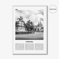 Cordoba Print Black and White Argentina, Córdoba Wall Art, Córdoba Poster, Córdoba Photo, Córdoba Wall Décor, Ciudad de Córdoba