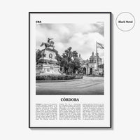 Cordoba Print Black and White Argentina, Córdoba Wall Art, Córdoba Poster, Córdoba Photo, Córdoba Wall Décor, Ciudad de Córdoba
