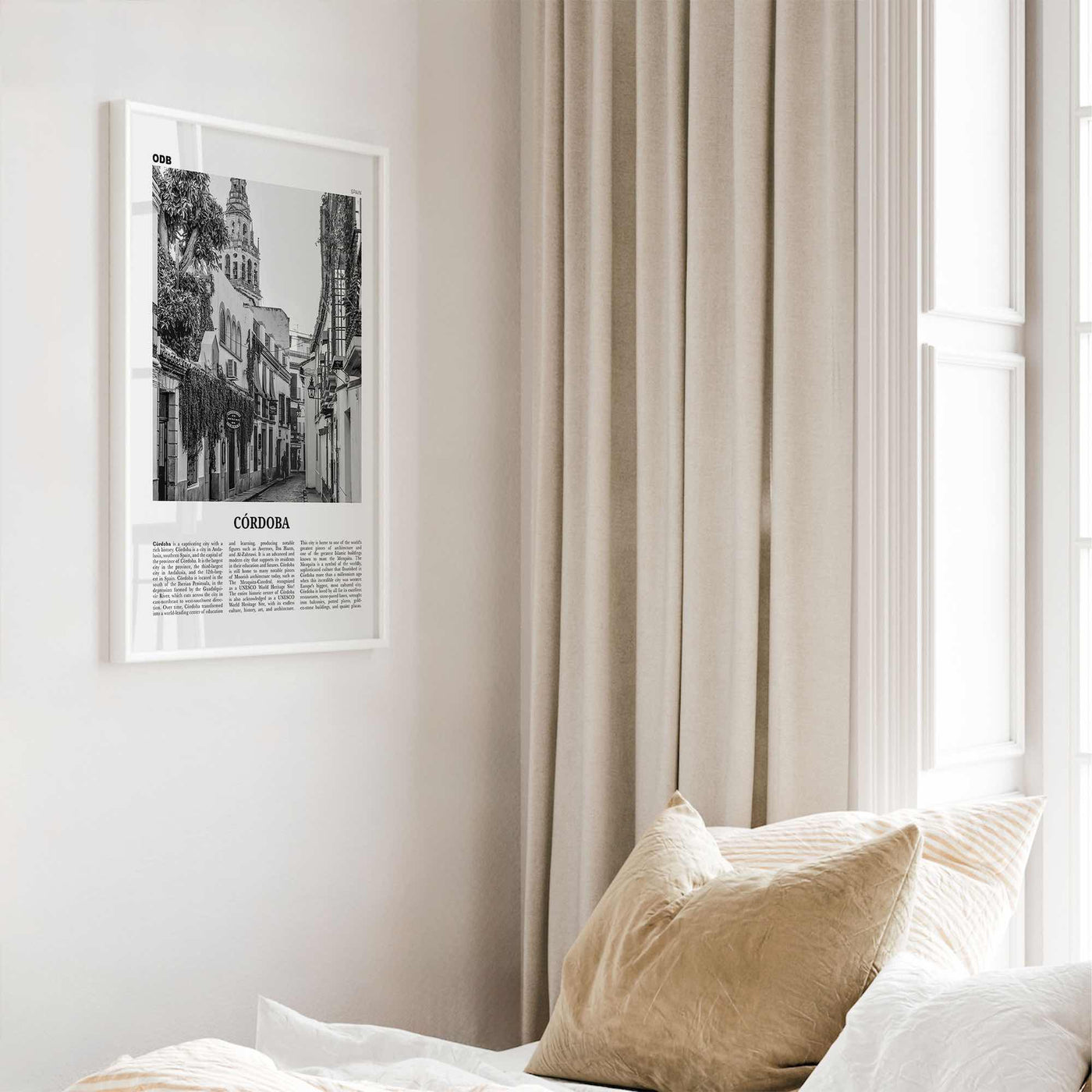 Cordoba Print Black and White Spain, Córdoba Wall Art, Córdoba Poster, Córdoba Photo, Córdoba Wall Decor, Andalucia, Spain, España, Europe